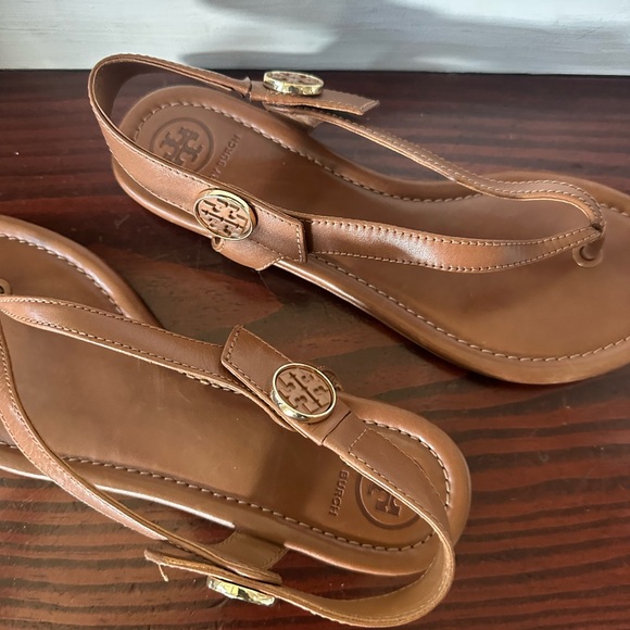 Tory Burch Tan Leather Sandals - Picture 3 of 6